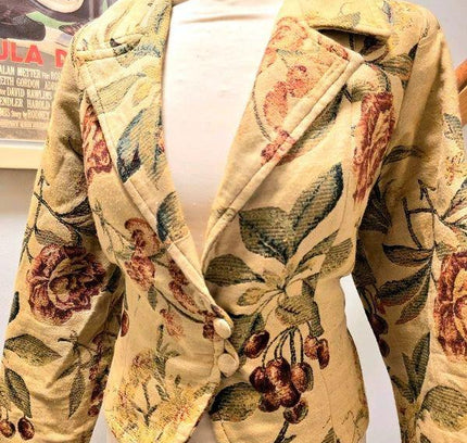 Vintage 80's / 90's Maggie Carol Tapestry Jacket - Yatva