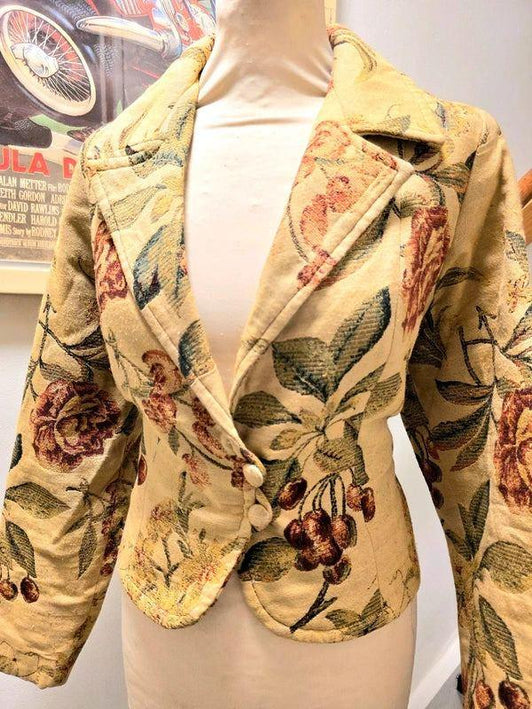 Vintage 80's / 90's Maggie Carol Tapestry Jacket - Yatva