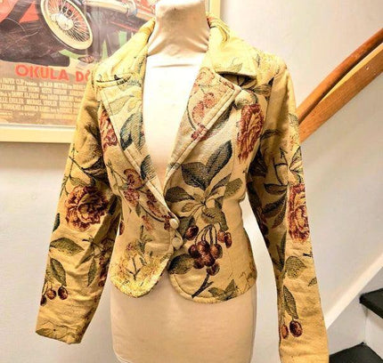 Vintage 80's / 90's Maggie Carol Tapestry Jacket - Yatva