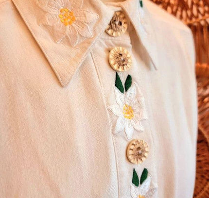 Vintage 80s / 90s Sixth Sense Traditional Shirt - Yatva