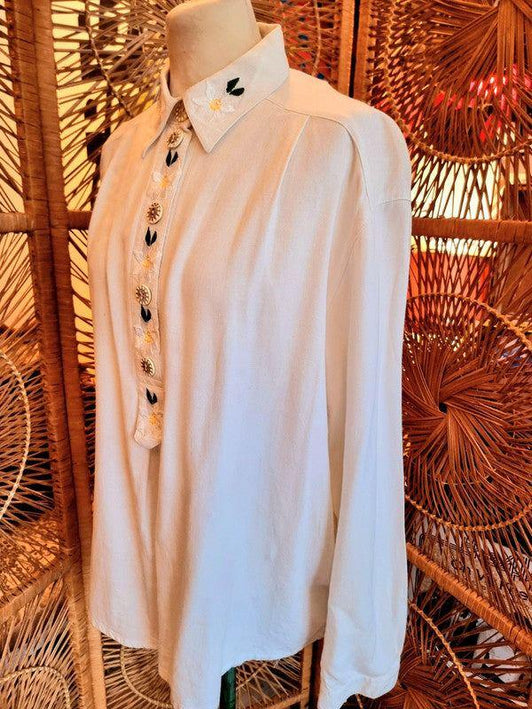 Vintage 80s / 90s Sixth Sense Traditional Shirt - Yatva