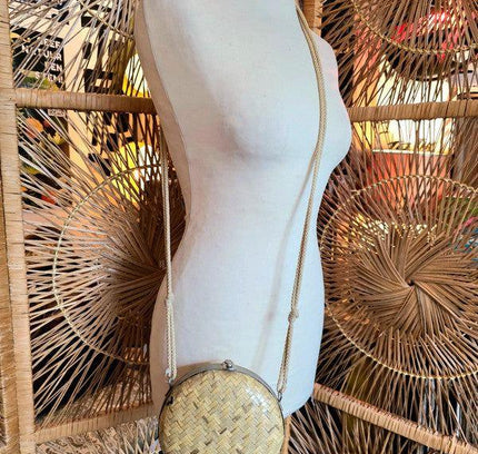 Vintage 80's / 90's Straw Shoulder Bag - Yatva