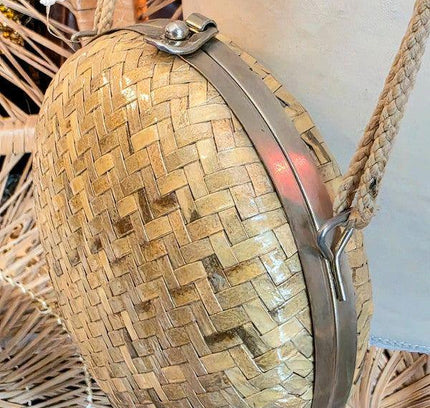 Vintage 80's / 90's Straw Shoulder Bag - Yatva
