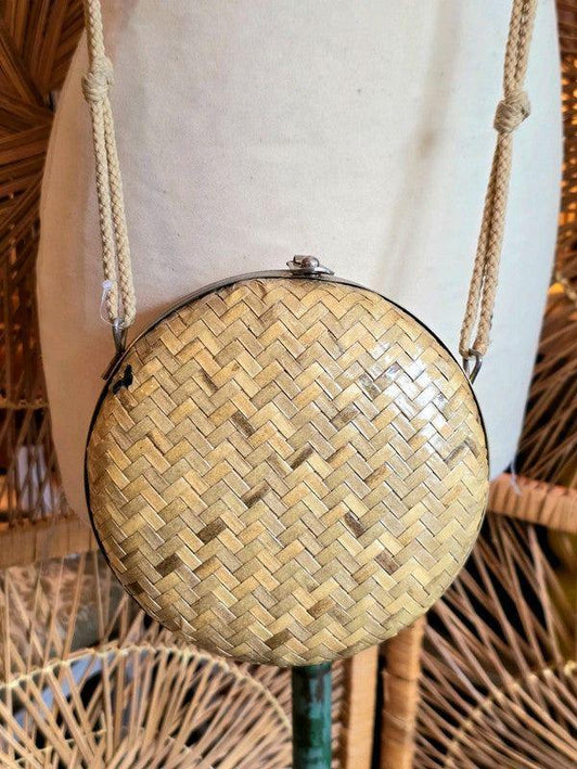 Vintage 80's / 90's Straw Shoulder Bag - Yatva