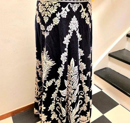 Vintage 80's / 90's Wrap Maxi Skirt - Yatva