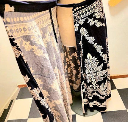 Vintage 80's / 90's Wrap Maxi Skirt - Yatva
