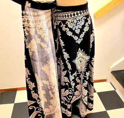 Vintage 80's / 90's Wrap Maxi Skirt - Yatva
