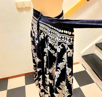 Vintage 80's / 90's Wrap Maxi Skirt - Yatva