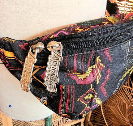Vintage 80s Action "All the Way Bag Fanny Pack - Yatva