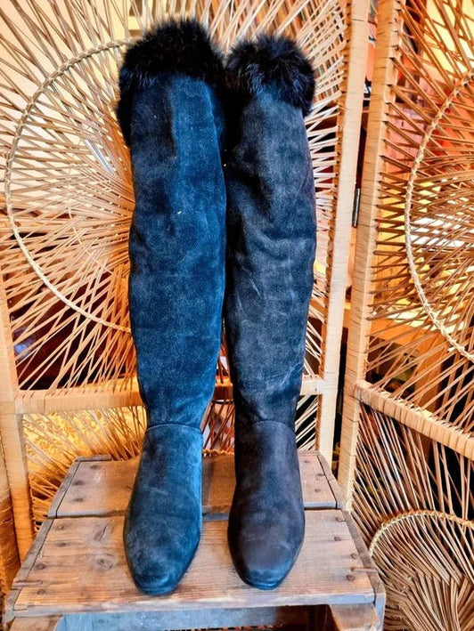 Vintage 80s Affirm Pull Up Boots - Yatva