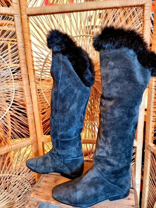Vintage 80s Affirm Pull Up Boots - Yatva