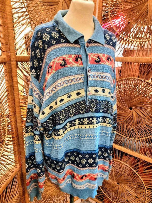 Vintage 80's Alveare Sweater - Yatva