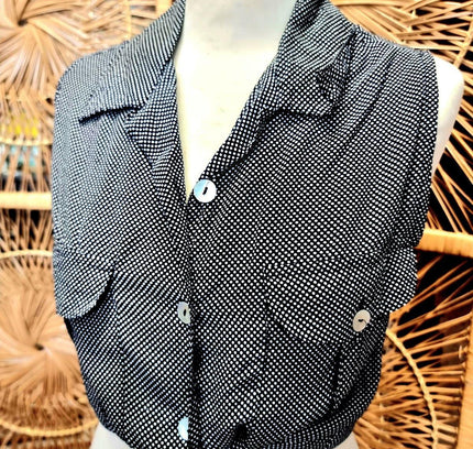 Vintage 80s Amici Sleeveless Shirt - Yatva