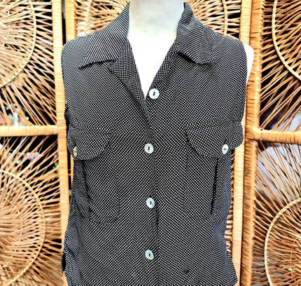Vintage 80s Amici Sleeveless Shirt - Yatva