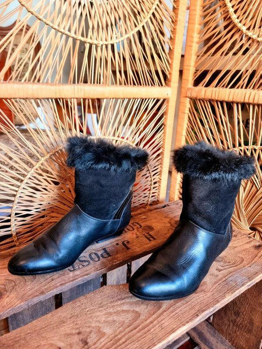 Vintage 80's Ankle Boots - Yatva