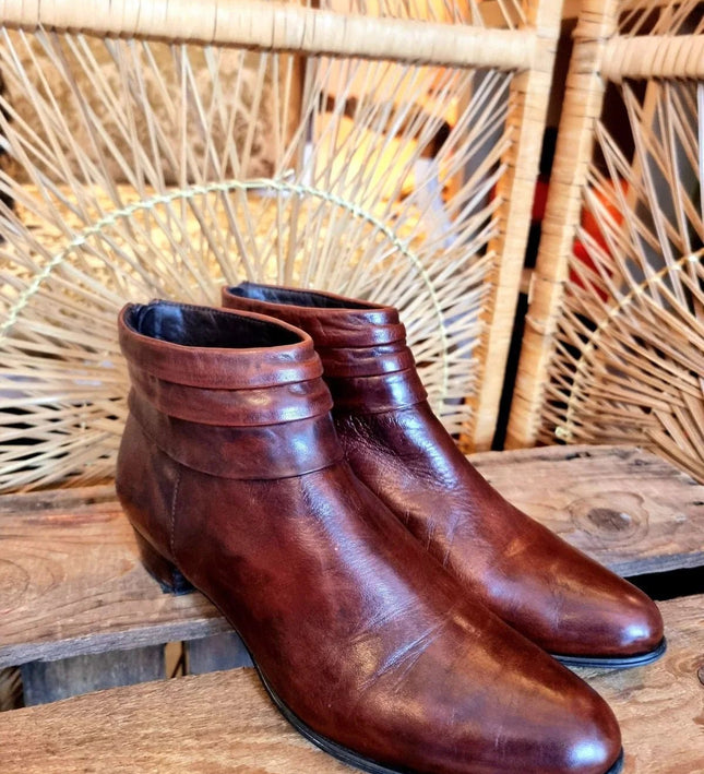 Vintage 80's Ankle Boots - Yatva