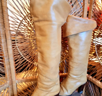 Vintage 80's Antonio Marano Knee Boots - Yatva