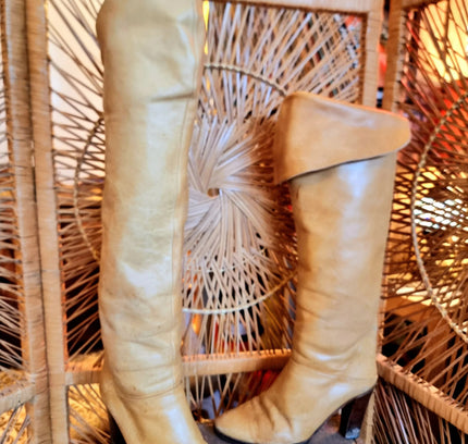 Vintage 80's Antonio Marano Knee Boots - Yatva