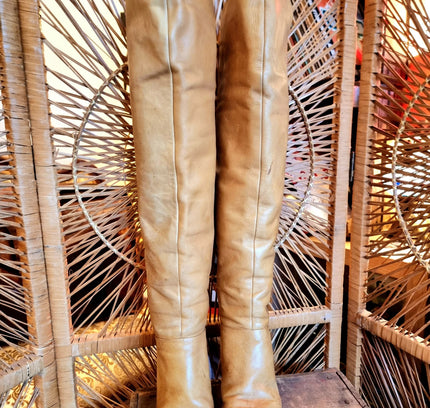 Vintage 80's Antonio Marano Knee Boots - Yatva