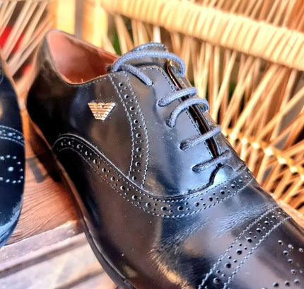 Vintage 80s Armani Brogue Shoes - Yatva