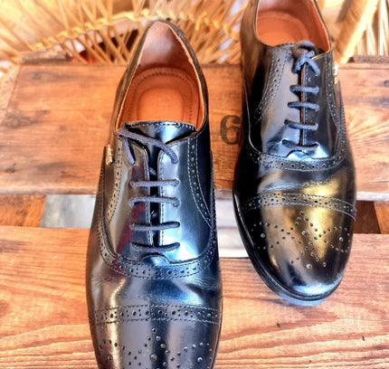 Vintage 80s Armani Brogue Shoes - Yatva