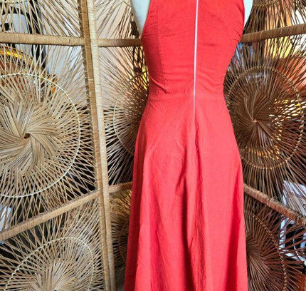 Vintage 80s Auit Maxi Dress - Yatva