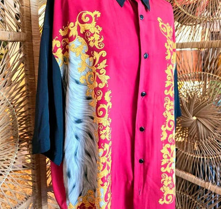 Vintage 80´s Azue Oversize Shirt - Yatva