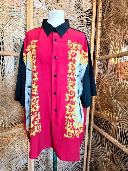 Vintage 80´s Azue Oversize Shirt - Yatva