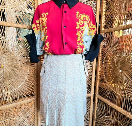 Vintage 80´s Azue Oversize Shirt - Yatva