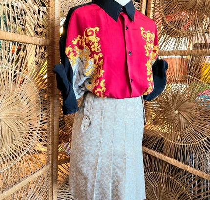 Vintage 80´s Azue Oversize Shirt - Yatva