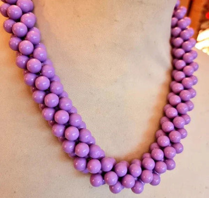 Vintage 80's Bead Necklace - Yatva