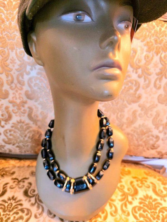 Vintage 80's Bead Necklace - Yatva