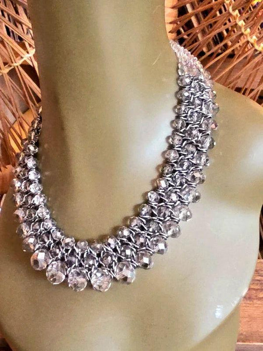 Vintage 80's Beaded Necklace - Yatva