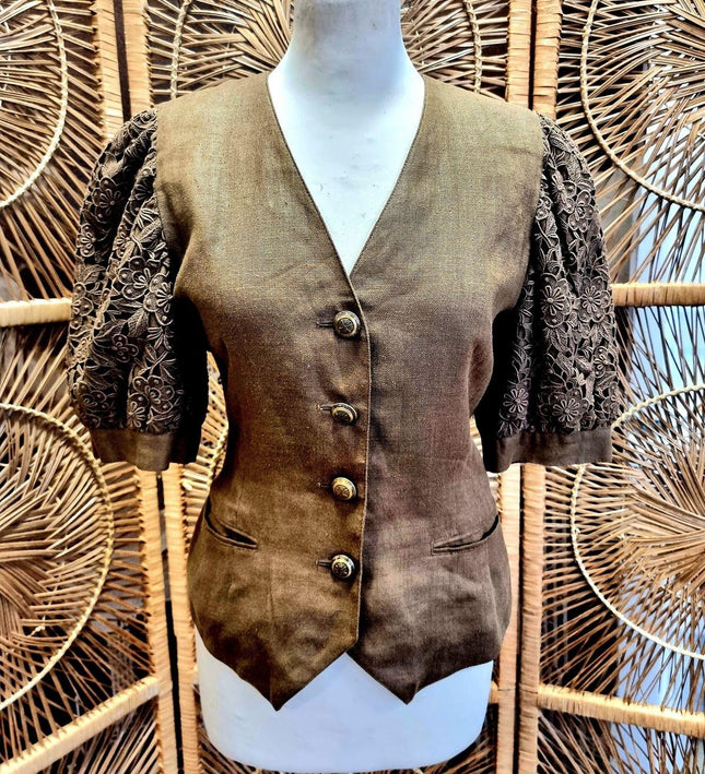 Vintage 80s Blacky Dress Jacket - Yatva
