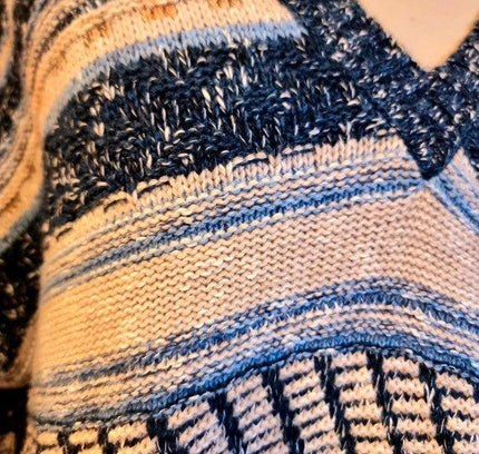 Vintage 80's Blue Seven Sweater - Yatva