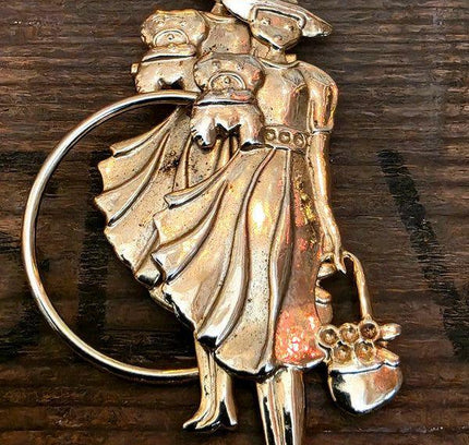 Vintage 80's Broche - Yatva