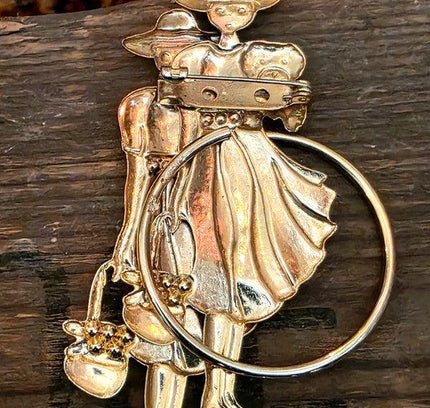 Vintage 80's Broche - Yatva