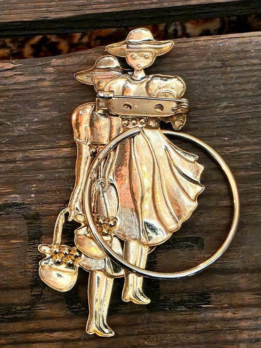 Vintage 80's Broche - Yatva