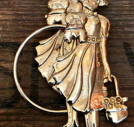 Vintage 80's Broche - Yatva
