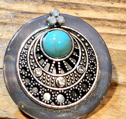 Vintage 80s Brooch - Yatva