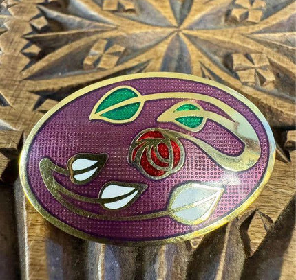 Vintage 80's Brooch - Yatva