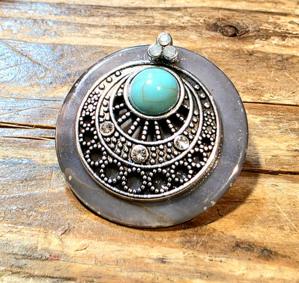 Vintage 80s Brooch - Yatva