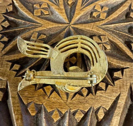 Vintage 80's Brooch - Yatva