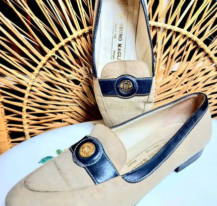 Vintage 80's Bruno Magli Boat Shoes - Yatva