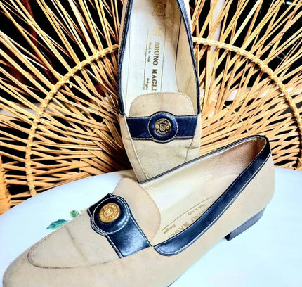 Vintage 80's Bruno Magli Boat Shoes - Yatva
