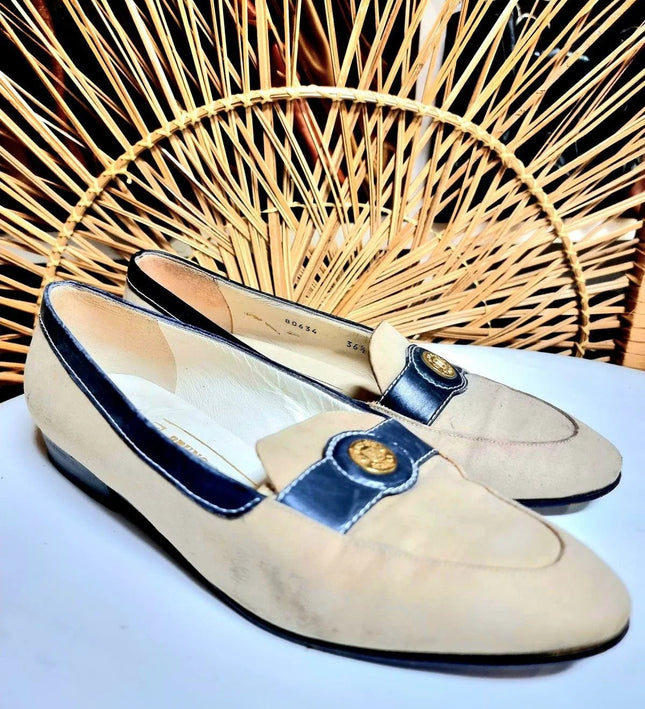 Vintage 80's Bruno Magli Boat Shoes - Yatva