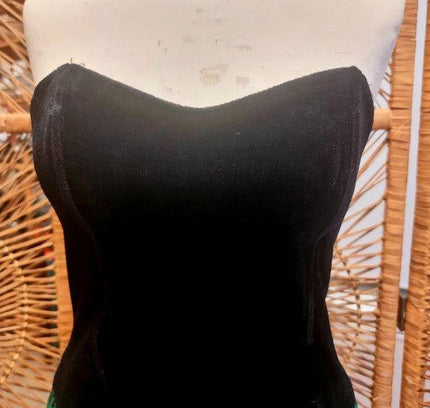 Vintage 80s Bustier Puffball Dress - Yatva