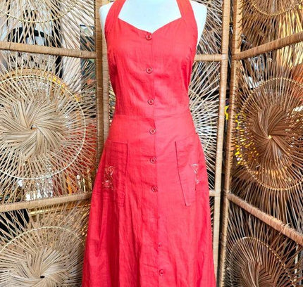 Vintage 80's Button Up Dress - Yatva