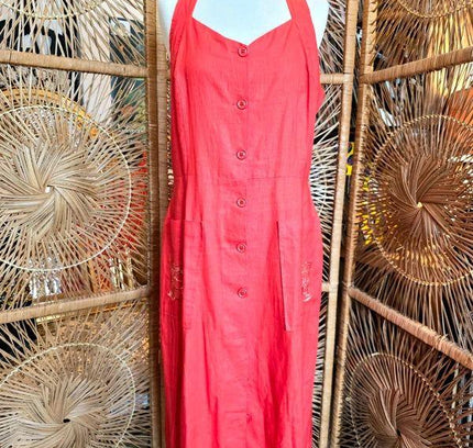 Vintage 80's Button Up Dress - Yatva