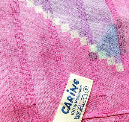 Vintage 80's Carine Square Scarf - Yatva